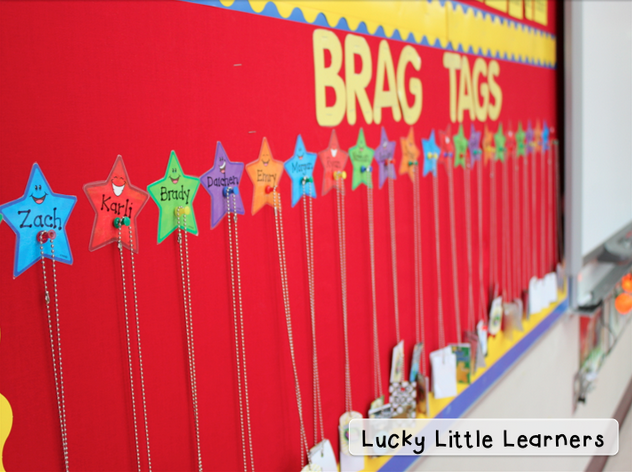 Brag Tags Lucky Little Learners - roblox school label name label name tag sticker back to school label book label this belongs to label