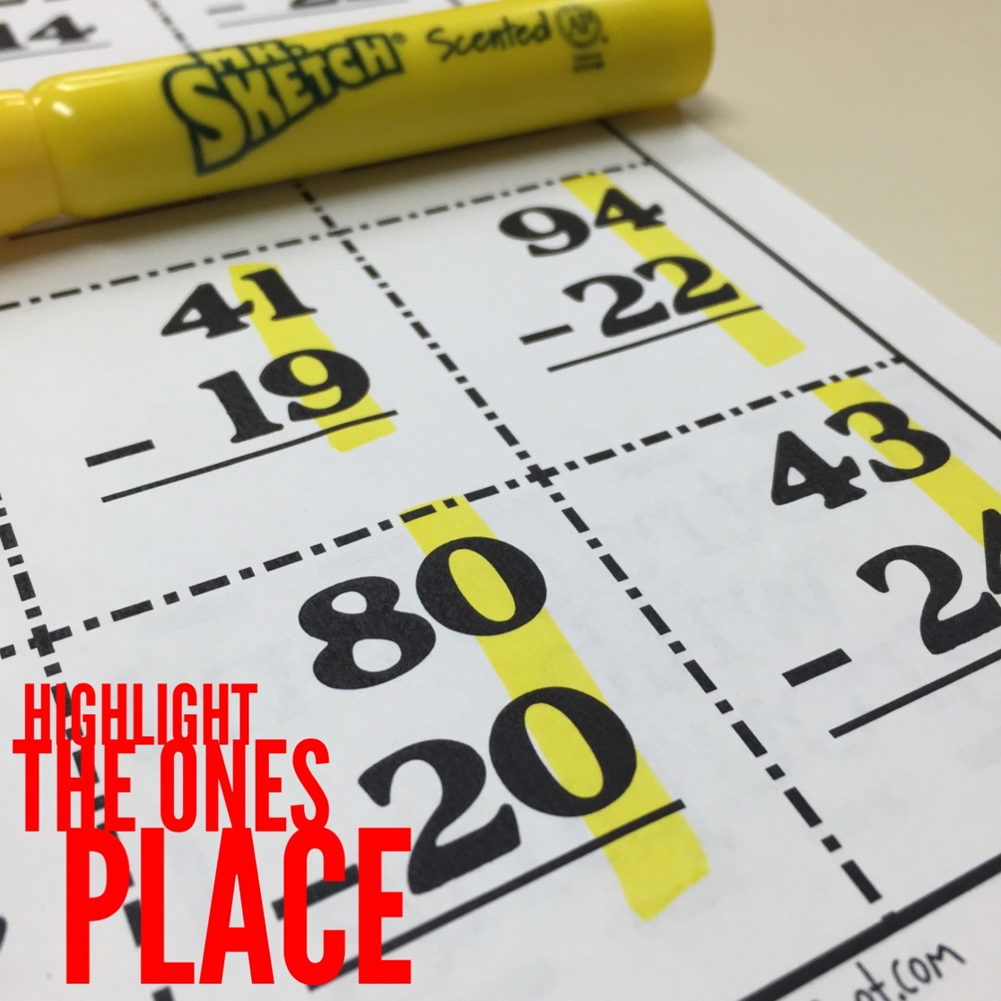 Subtraction With Regrouping Strategies Lucky Little Learners