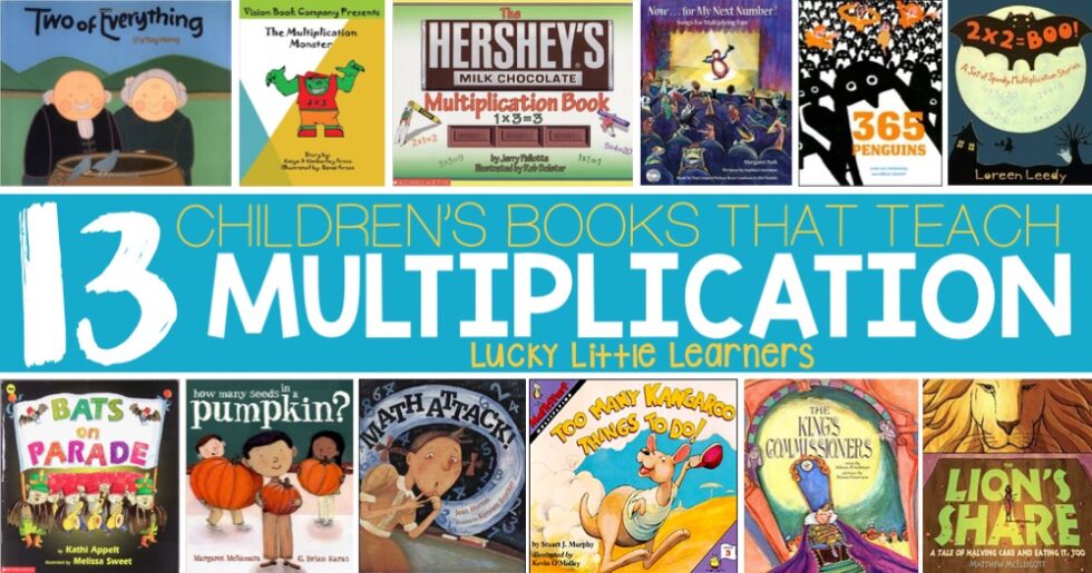 Books to teach kids multiplication lucky little learners