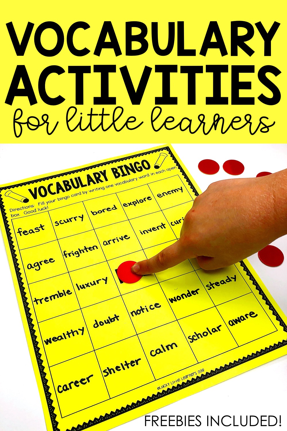 Act it Out is similar to Picture This except instead of drawings, the students would use actions. The actions are performed as a group or one at a time in front of the class for the others to guess the vocabulary word and write it on the recording sheet.
