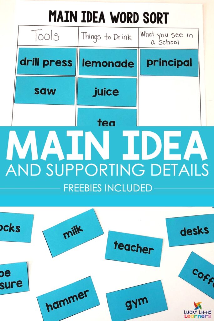 23 Fabulously Fun Main Idea Activities For Middle School Teaching