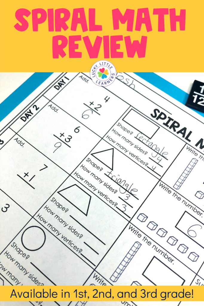 Spiral math review can be printed and put into take home packets or assigned digitally on Google Classroom.  These math sheets are a great way for your students to review their math skills all year long.