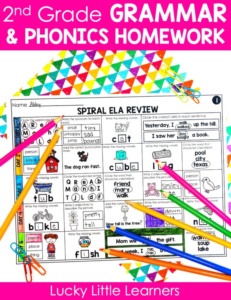 Simple Homework Assignments To Help Your Students With Grammar Review 