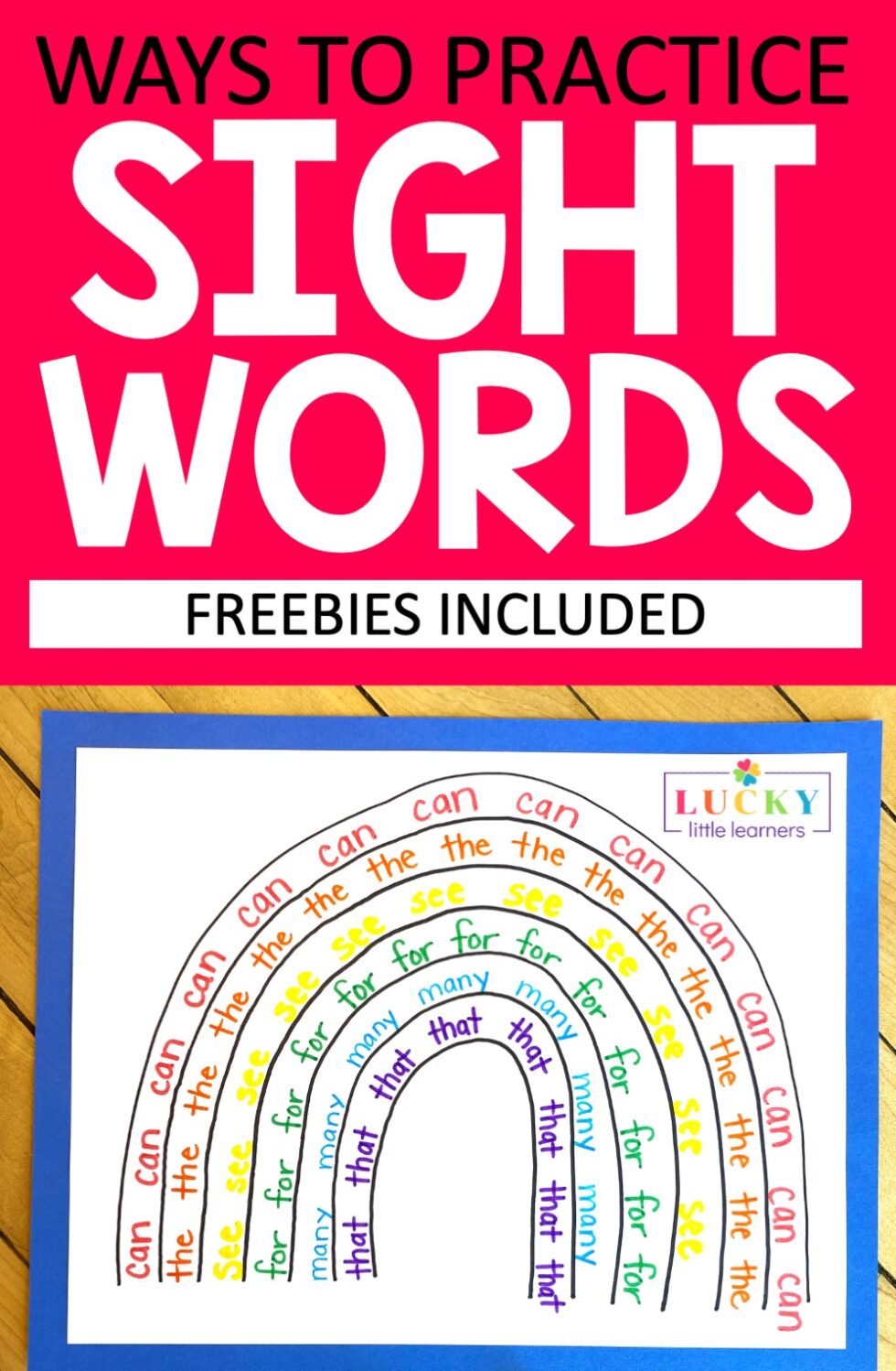15 New and FUN Ways to Practice Sight Words - Lucky Little Learners