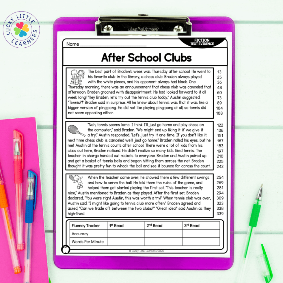 How to Use the 5Ws to Teach Text Evidence Lucky Little Learners