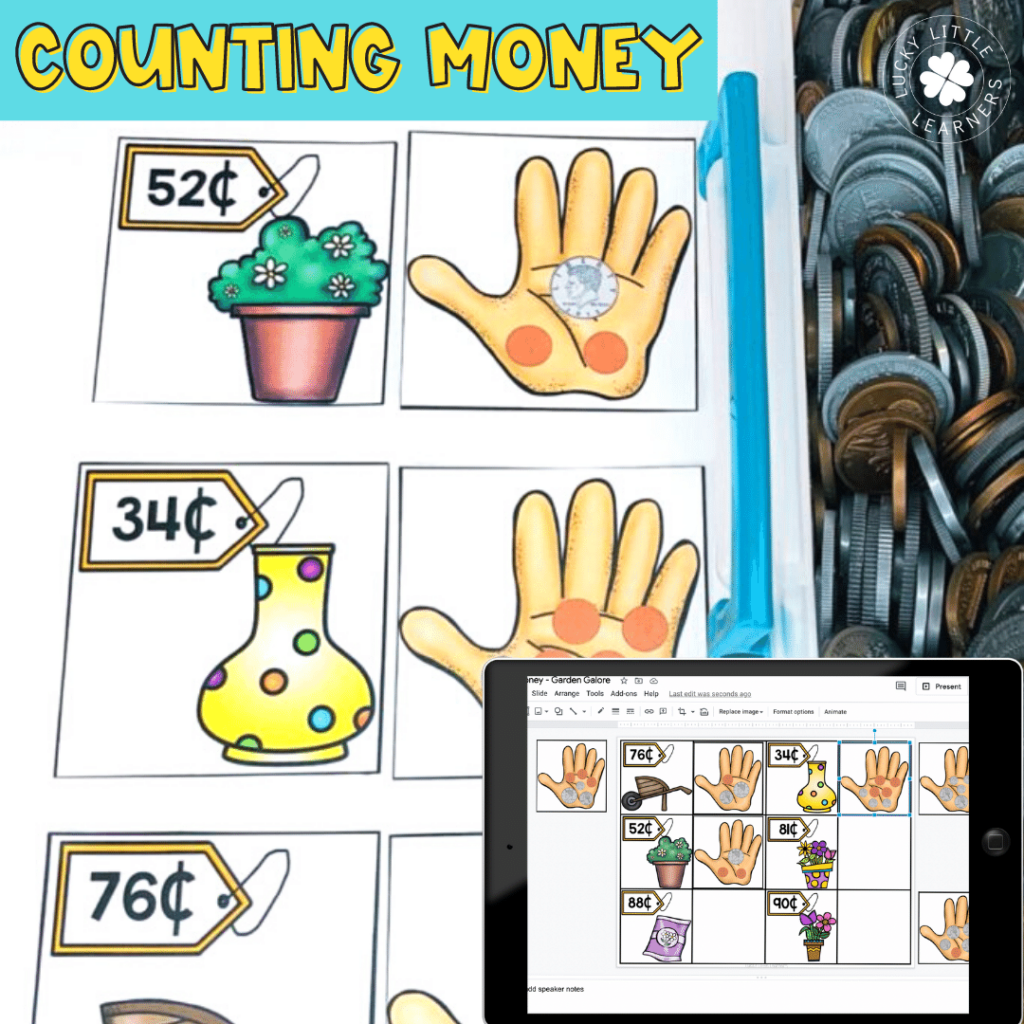 May Math Centers for 2nd Grade - Lucky Little Learners