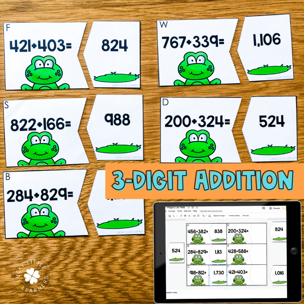 May Math Centers for 2nd Grade - Lucky Little Learners
