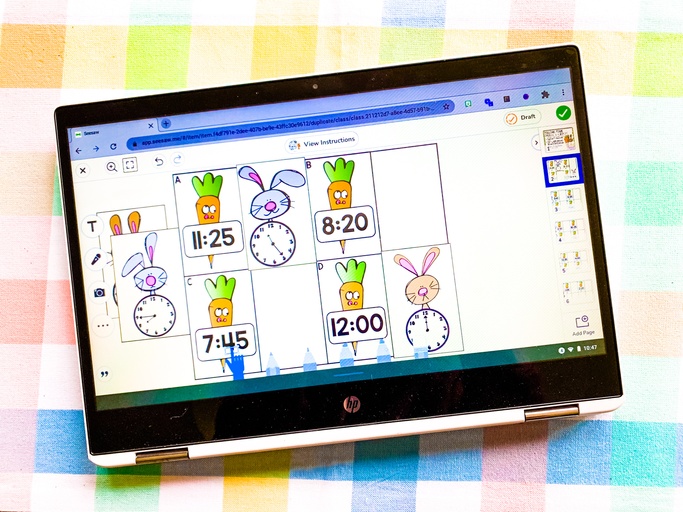 Check out these ideas for offering math centers that fit into a springtime theme!