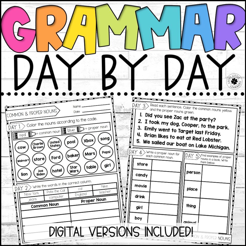 free grammar day by day
