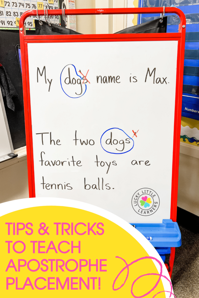 Tools for Teaching Kids How to Use An Apostrophe to Show