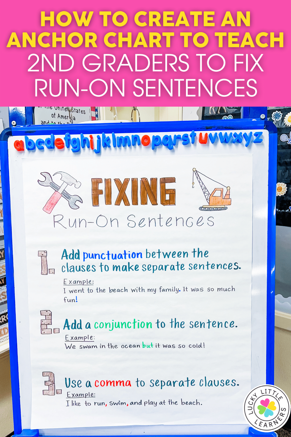 How to Fix a RunOn Sentence Lucky Little Learners