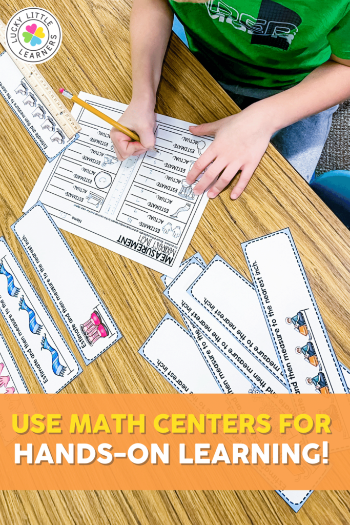 use january math centers to review first semester standards after winter break