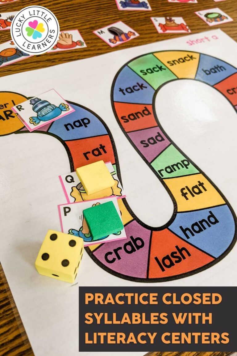 How to Introduce the 6 Syllable Types - Lucky Little Learners