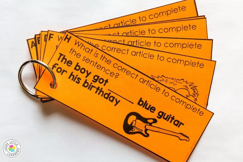 3 Steps To Teaching Articles In Grade 2 Lucky Little Learners