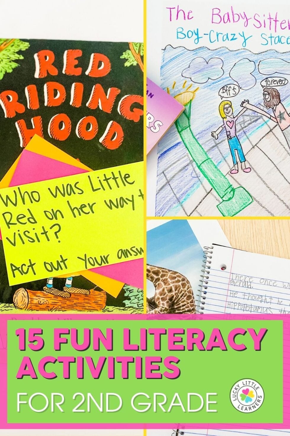 15 Fun Literacy Activities For 2nd Grade - Lucky Little Learners