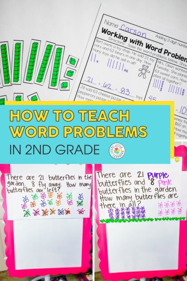 5 Ways to Teach Math Word Problems in 2nd Grade - Lucky Little Learners