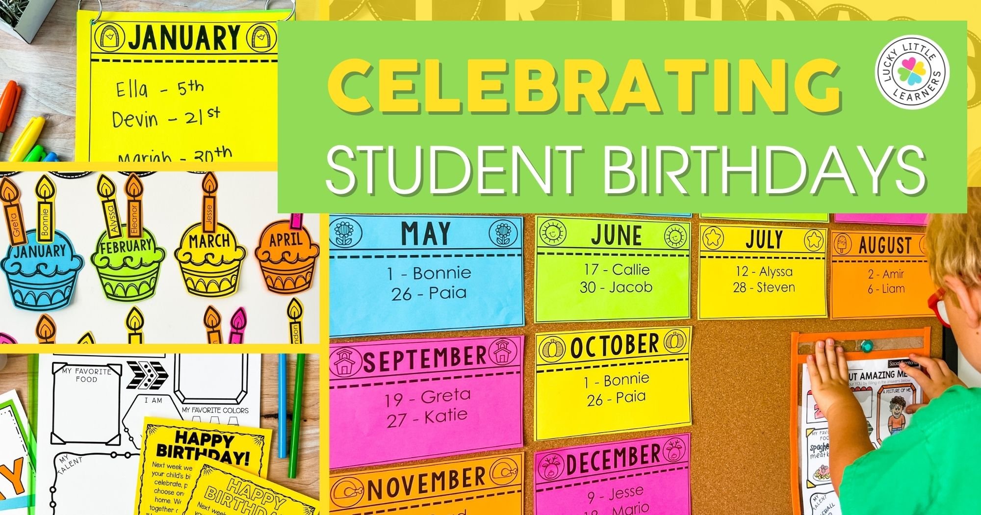 preschool birthday board display