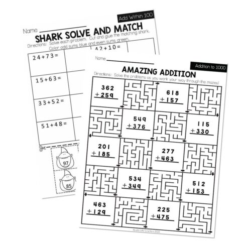 Keep Students Learning With Summer Review Packets! - Lucky Little Learners