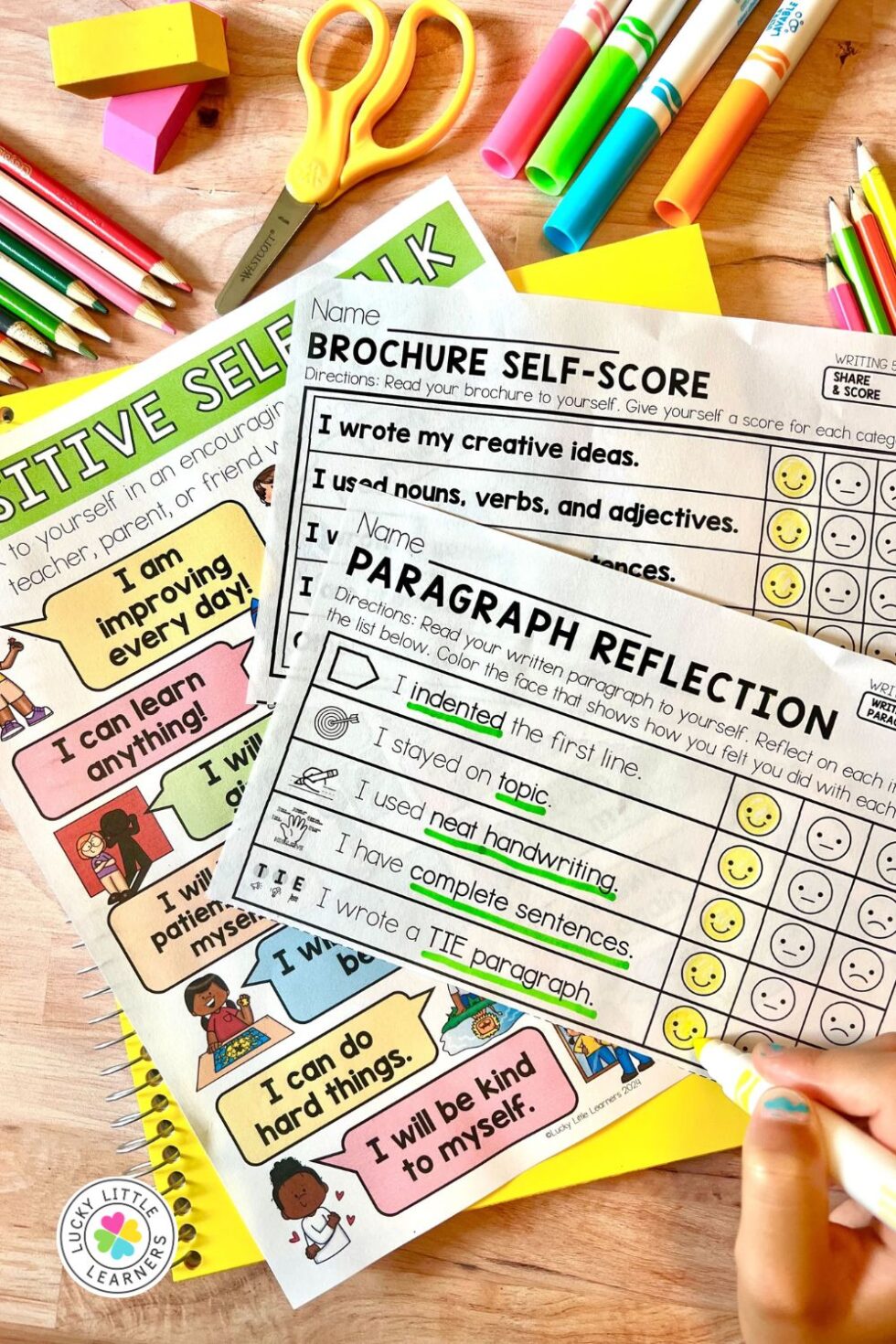 First Year Writing Beginning of the Year Writing Mini Lessons for 1st and 2nd Grade ...