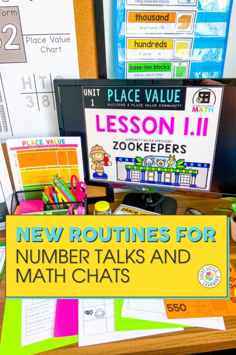 New Routines for Number Talks and Math Chats - Lucky Little Learners