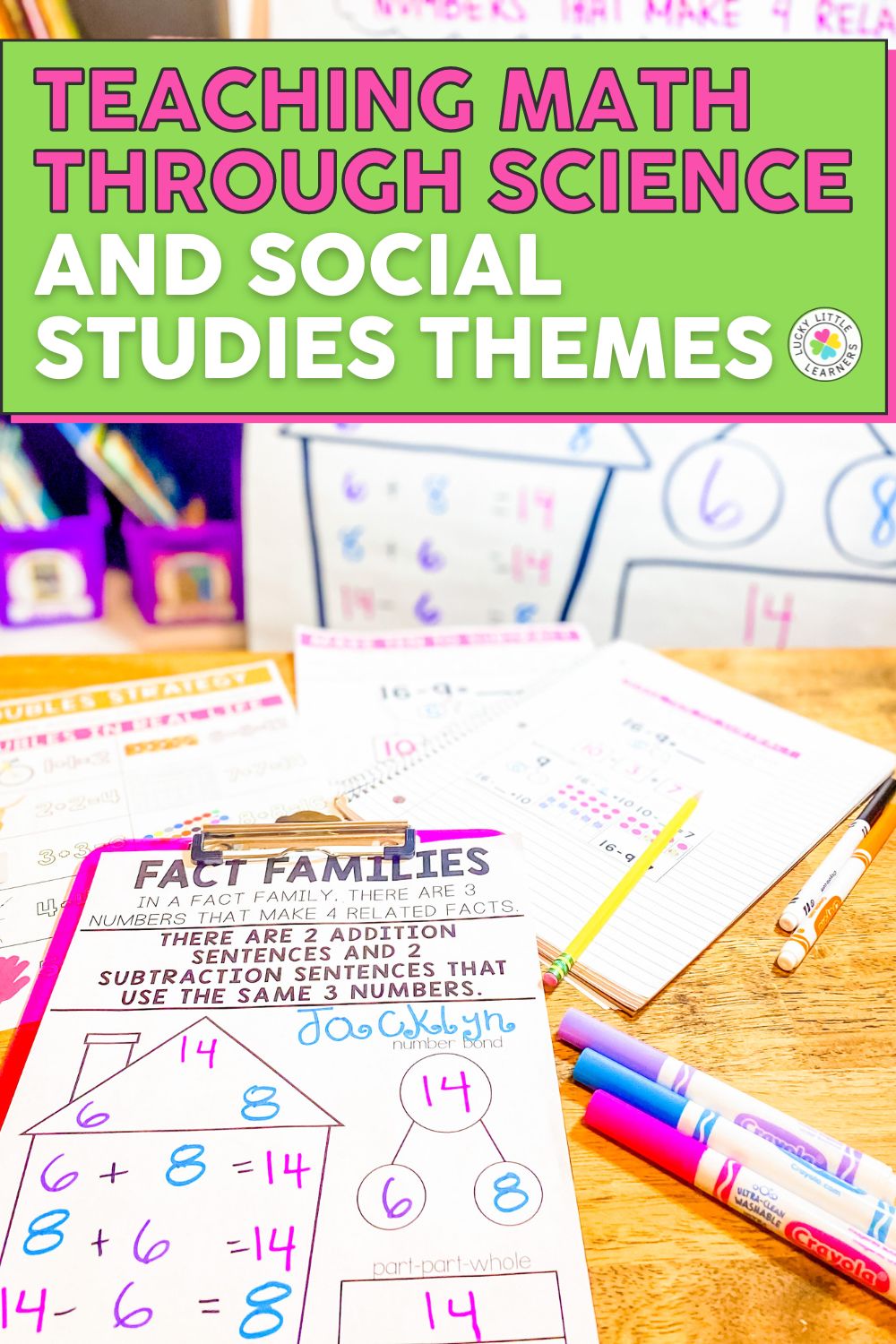 Teaching Math Through Science and Social Studies Themes - Lucky Little ...