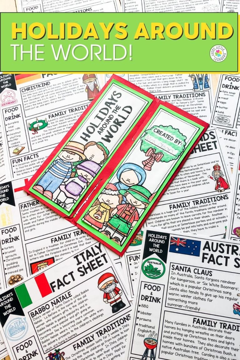 Holidays Around the World - Lucky Little Learners