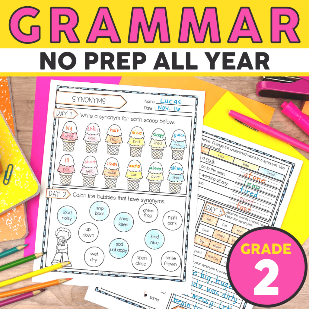 Homophone How-To for 2nd Grade - Lucky Little Learners