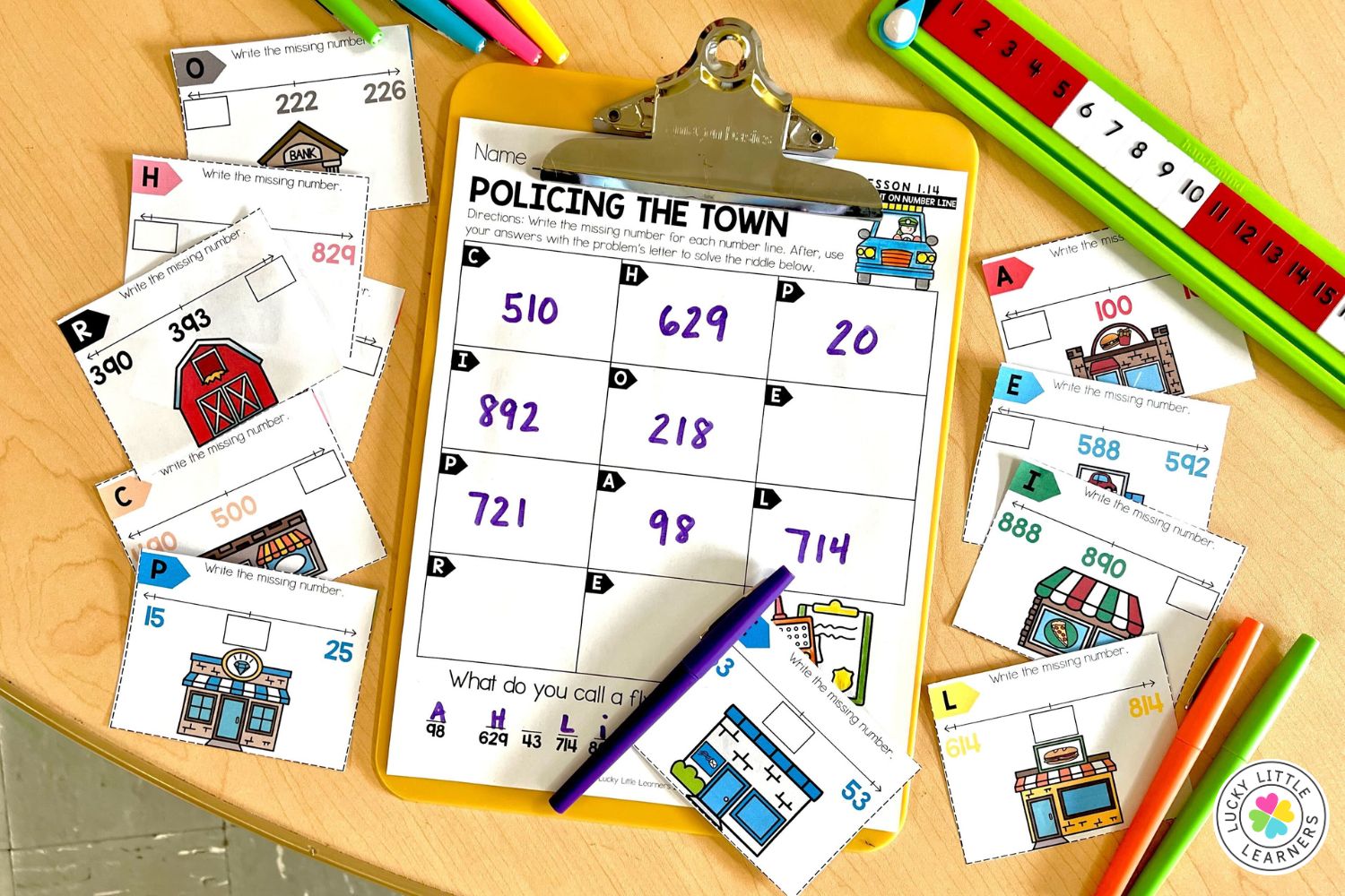 Teaching skip counting in 1st grade vs 2nd grade lucky little learners