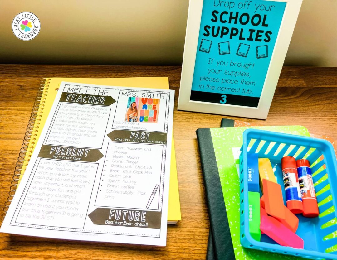 Back to School Night Activities - Lucky Little Learners