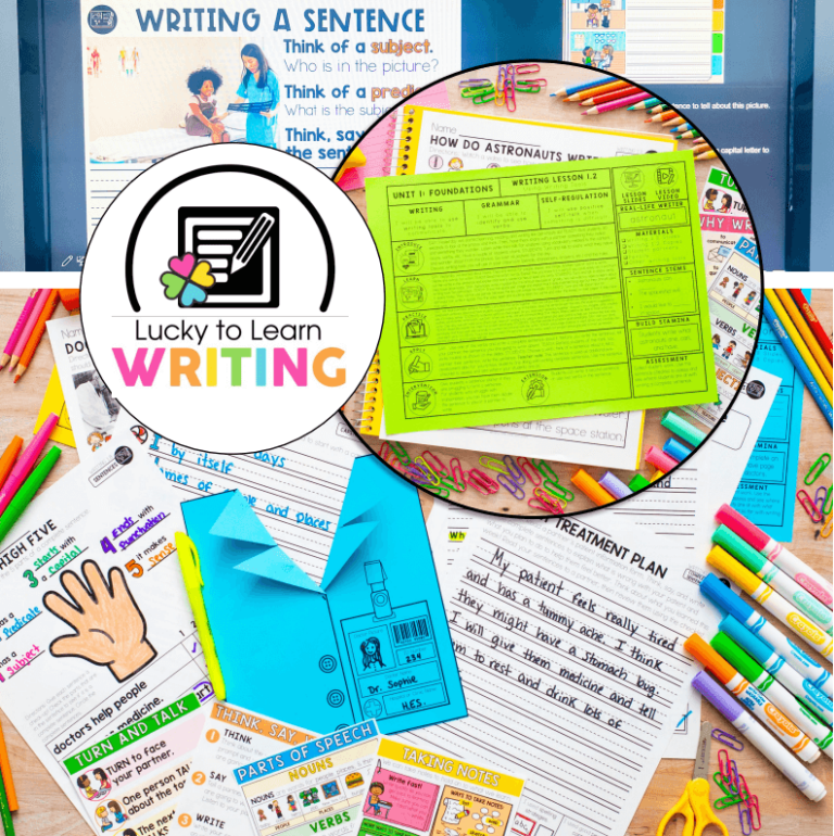Grammar Center Activities for 2nd Grade - Lucky Little Learners
