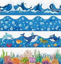 ocean themed bulletin board borders