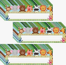 safari themed desk name plates