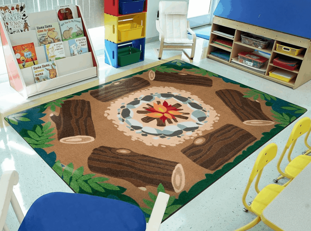 campfire rug on amazon