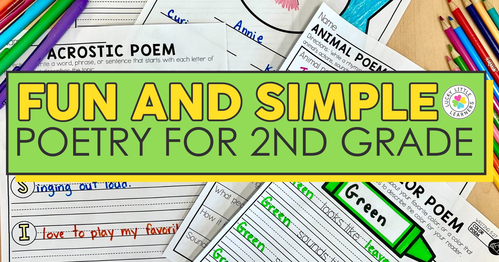 Fun and Simple Poetry for 2nd Grade