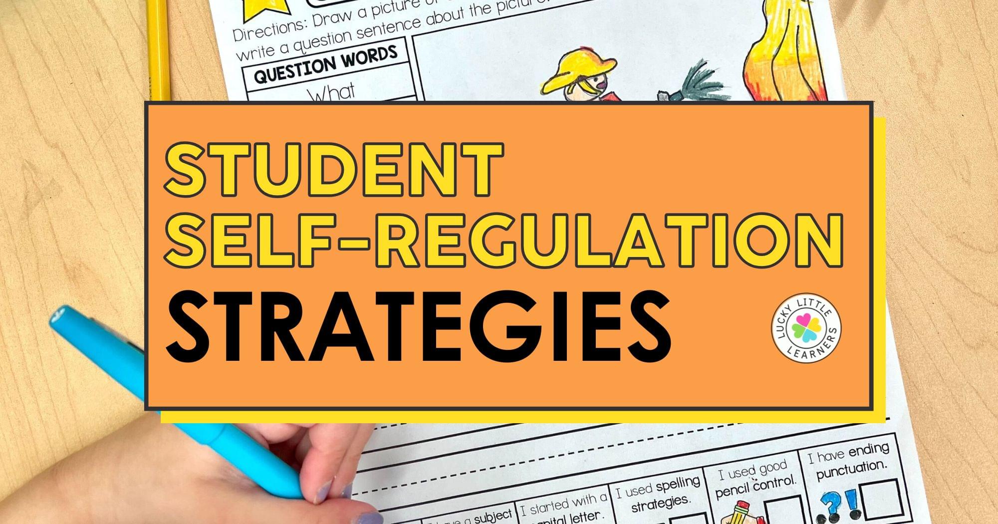 Student Self-Regulation Strategies